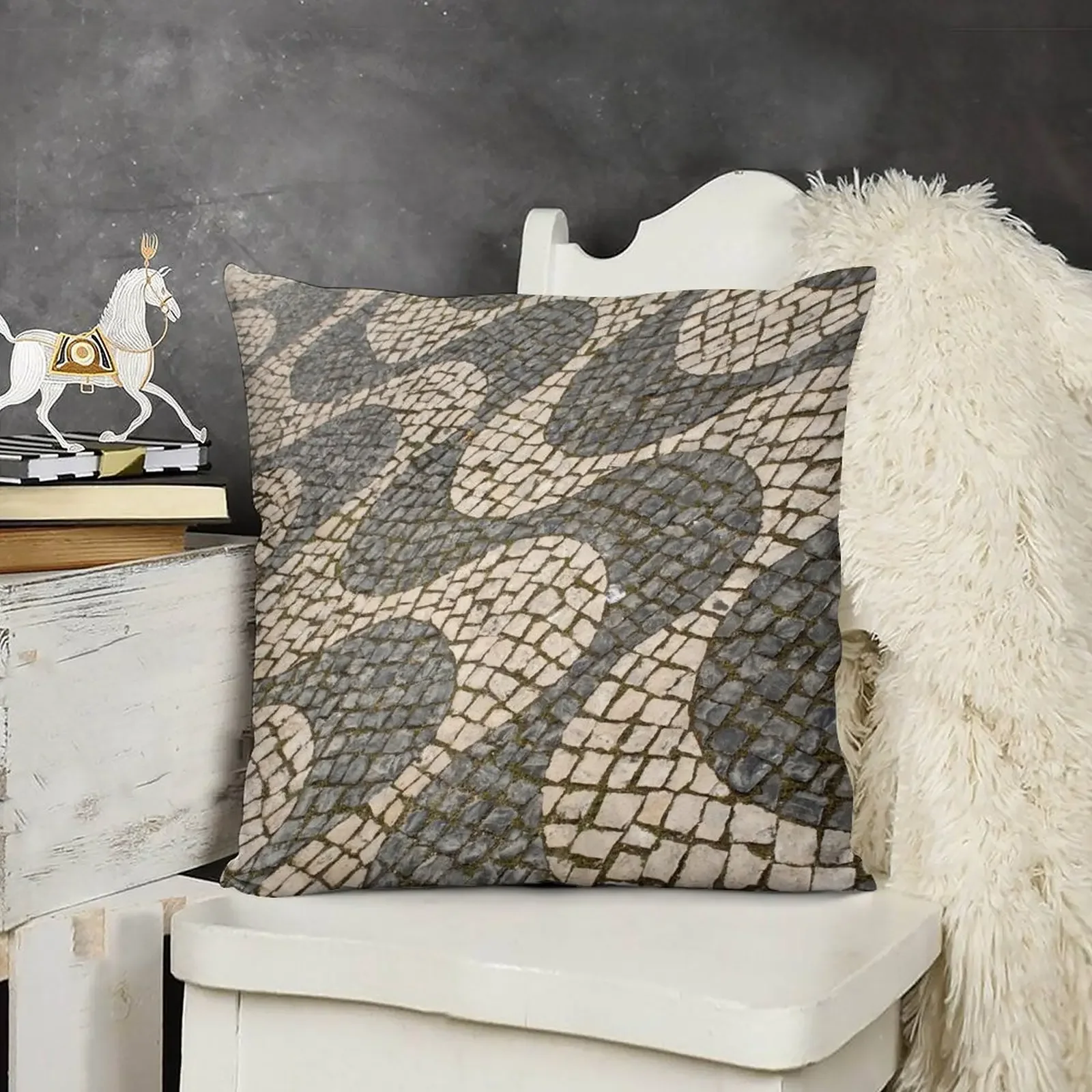 Cal?ada Portuguesa - португальский тротуар декоративная подушка рождественские