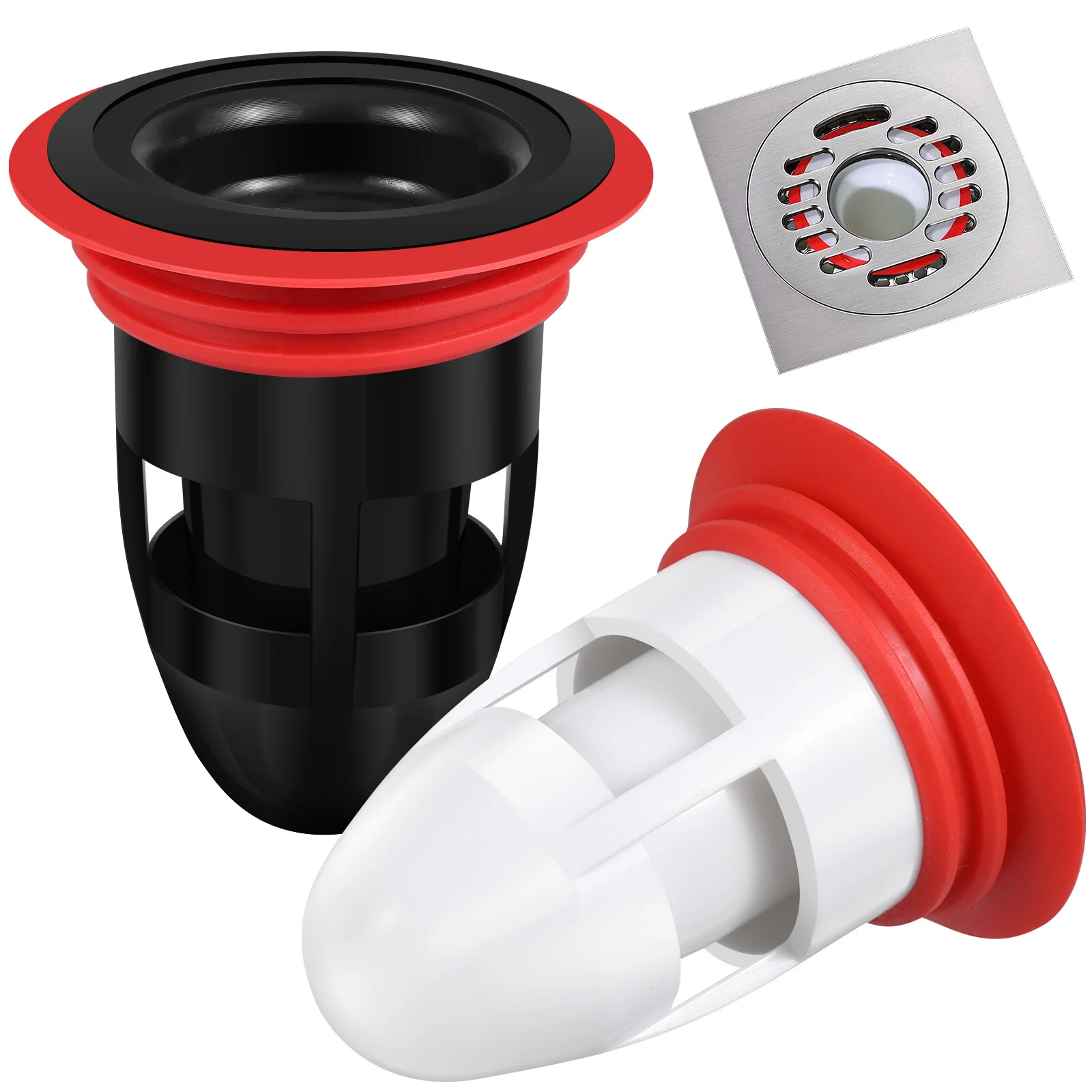 

2 PCS Floor Drain Core Sewer Odor Preventer Insect-Proof Inner Deodorant Plastic Bathtub Drainer Snake Plastic Toilet