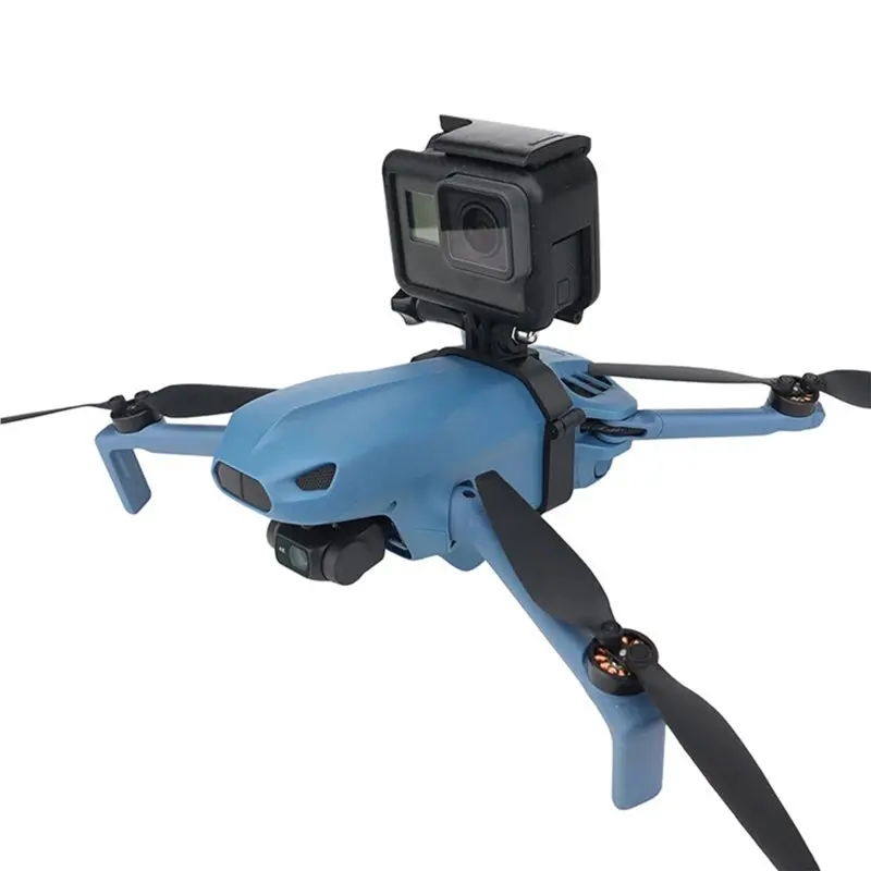 Фото Кронштейн-держатель для камеры A99E для дрона DJI Mini 4 Pro, быстросъемный верхний удлинительный кронштейн для крепления экшн-камеры Gopro №2