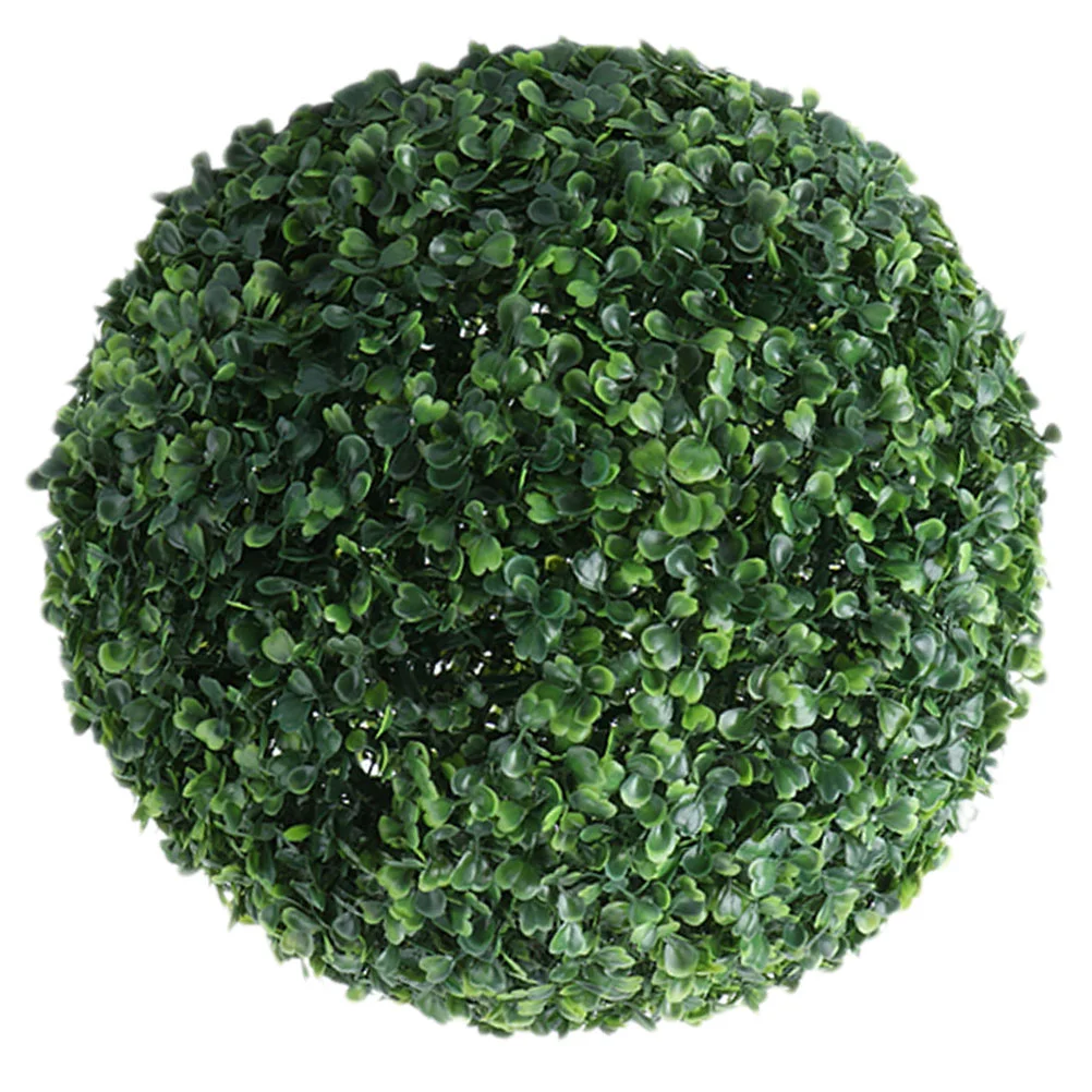 

Hanging Artificial Grass Ball Fake Topiary Ball Faux Green Round Ball for Home Decor