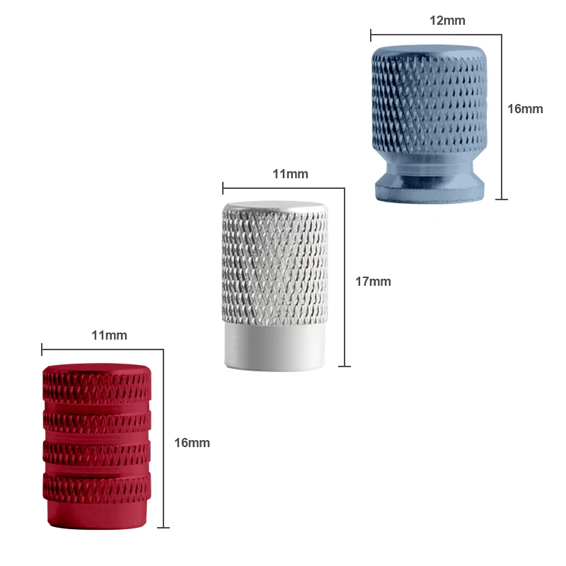 4 шт. колпачки на ниппели автомобильных шин Skoda Karoq Badge VRS Sport Line