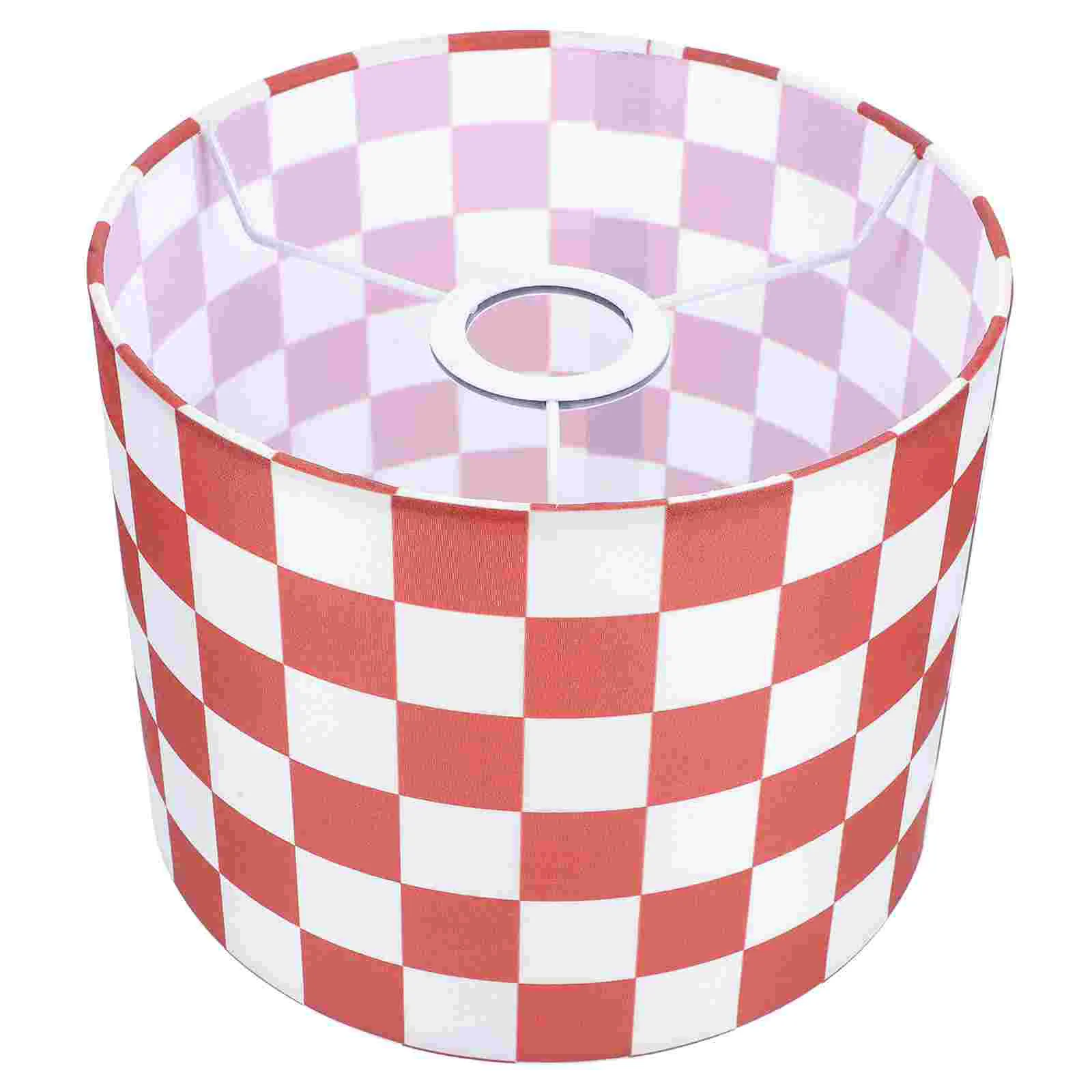 Абажур барабанная тканевая крышка декоративные лампочки сменный стол большие