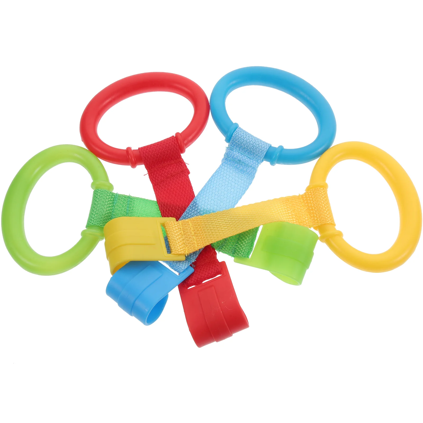 

Baby Walking Assist Tools Hand Pull Ring Crib Hanging Rings Newborn Accessories