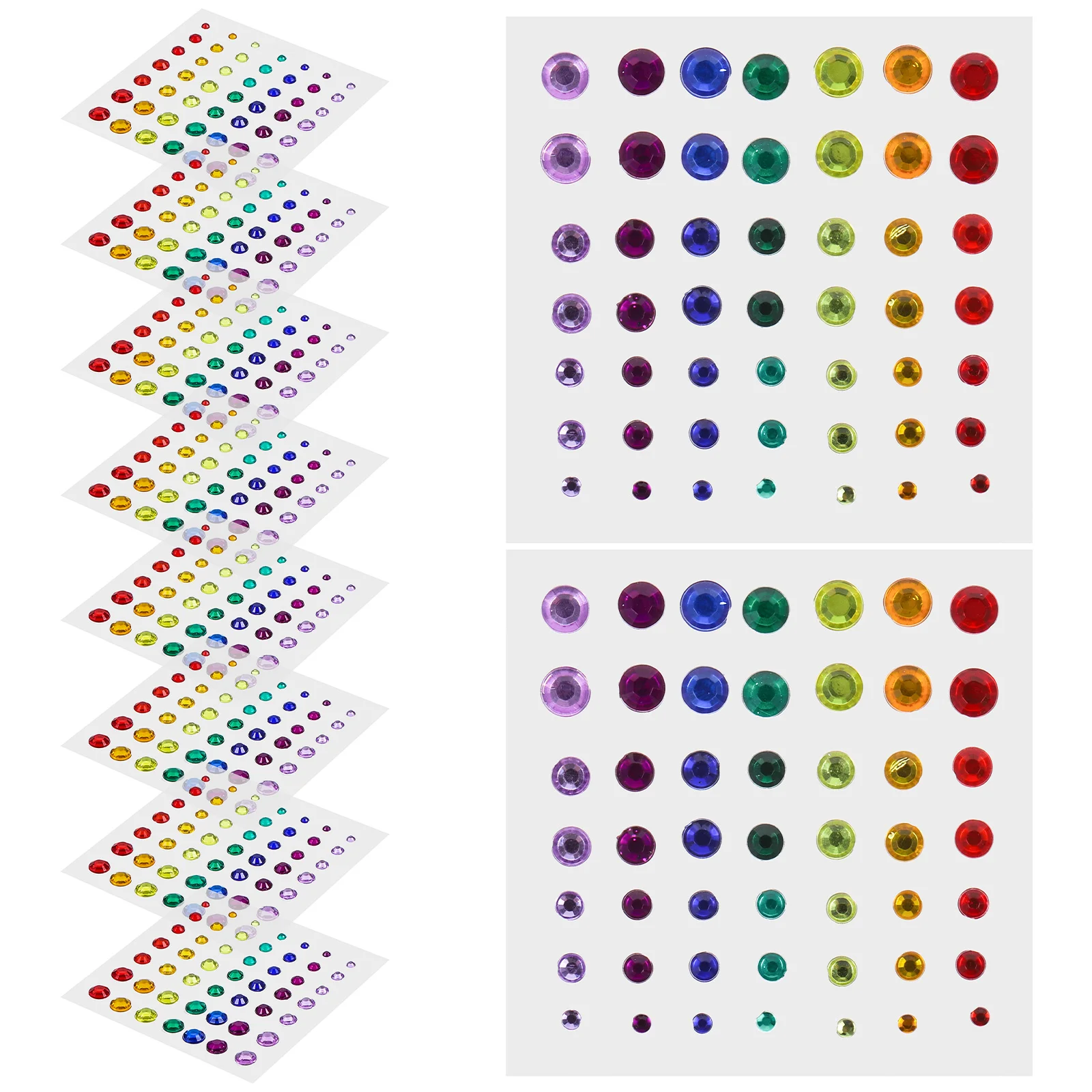 

Face Stickers Makeup Sticker Jewels Rhinestone Rhinestones Stick Eyes Body Nail Adhesive Diy Gemstones Gemstone Eye Bling Rave