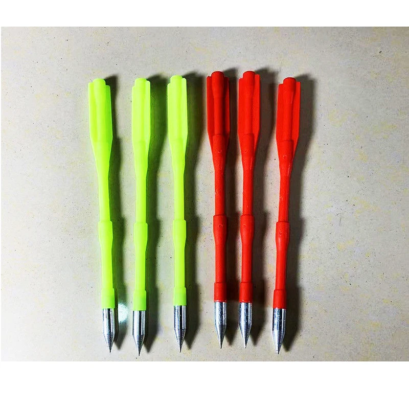 

Стрелы для стрельбы из лука 16,5 см, наружный диаметр 8 мм, стрелы для охоты, красный и зеленый цвета, 10 шт.