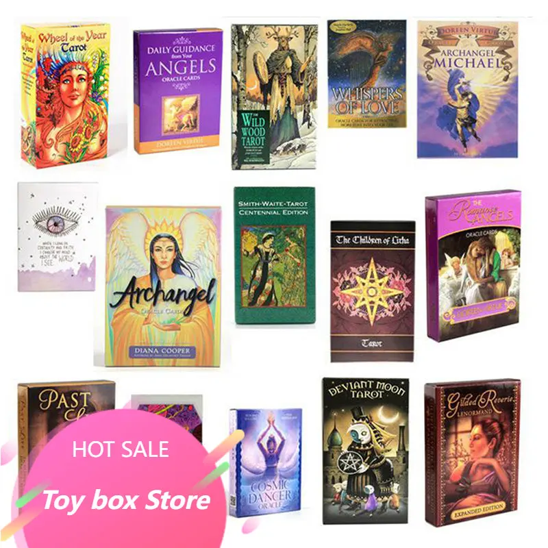 1 Box Tarot Cards Oracle Game Card Family Party Prophecy Divination Board Games |