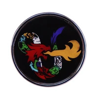 dungeons and dragons enamel pin wrap clothes lapel brooch fine badge fashion jewelry friend gift