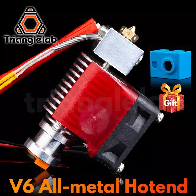 

Металлический кронштейн вентилятора Trianglelab Highall V6 Hotend для принтера Bowen, 12/24 в, охлаждающий кронштейн вентилятора J-head для Hotend v6, PT100