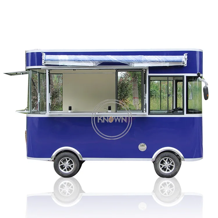 OEM длина 4 2 м электрический уличный киоск фаст-фуда тележка кофе прицеп фургон