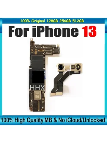 Полностью протестированная материнская плата в США для iPhone 13 Clean iCloud с/без лицевого ID, материнская плата с полным чипом LL/A, версия 100% рабочая Placa Good