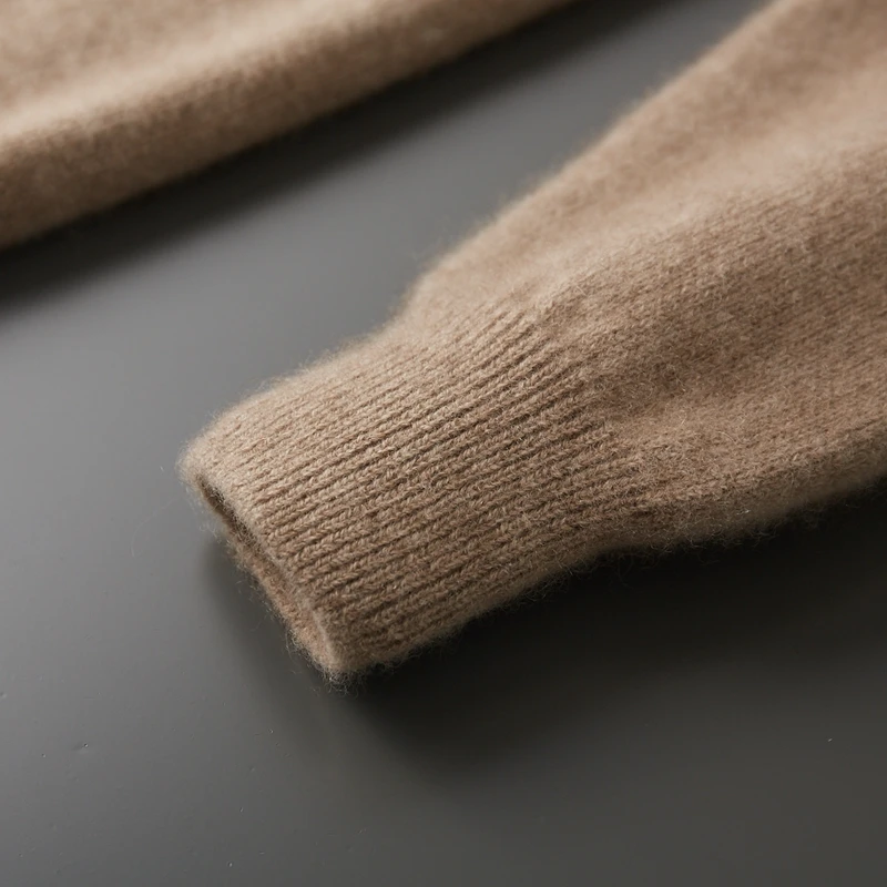 Свитер из 100% чистого кашемира класса A мужской вязаный пуловер с