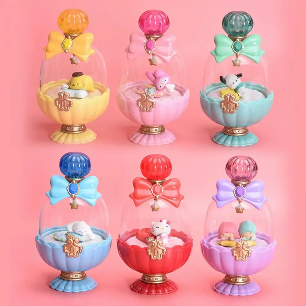 

Sanrioed Blind Box Anime Figure Kawaii Melody Little Twin Stars Cute Cinnamoroll Action Figures Collection Gifts for Children