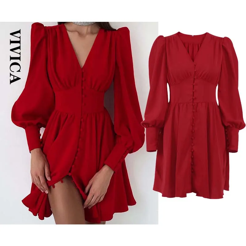 

2022 Autumn and Winter New Women's European and American Short Skirt Design Shirt Skirt French Temperament Court Dress