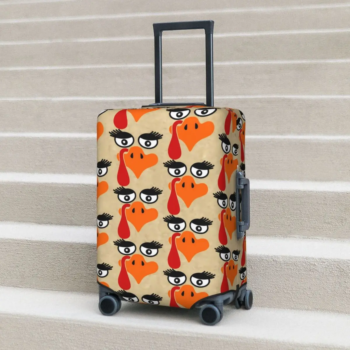 

Eyelashs Print Suitcase Cover Holiday Turkey Face Useful Luggage Supplies Travel Protector