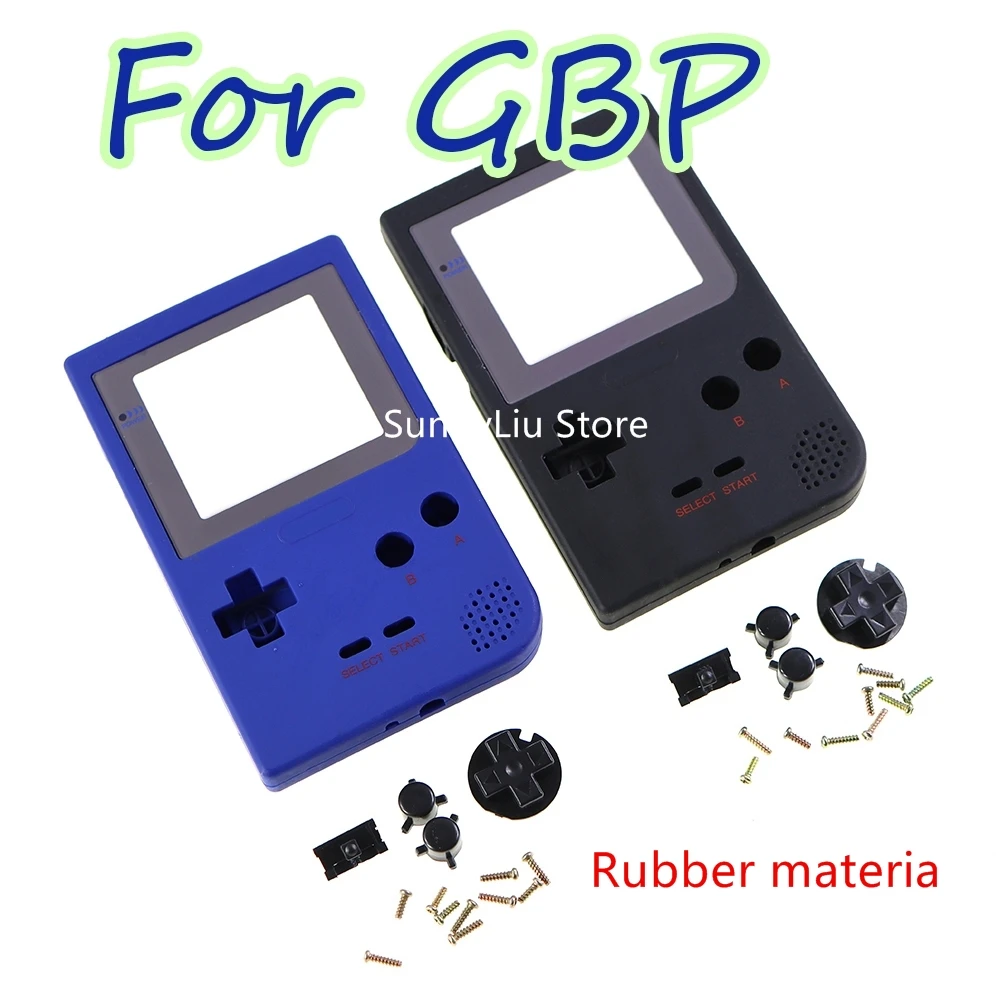 

10sets Full set Rubber skin plastic shell Case with Buttons For GBP Rubber oil Full Housing case cover for Gameboy Pocket GBP