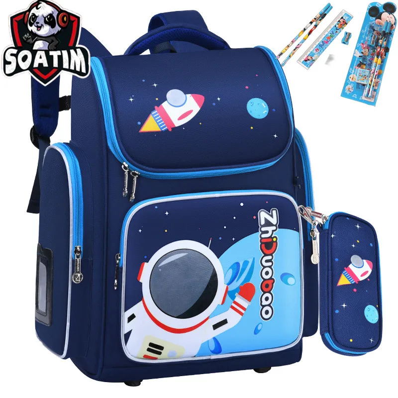 2023 Waterproof Children School bags for Boys Girls Kids Cartoon Schoolbag Orthopedic Primary School backpack mochilas infantil