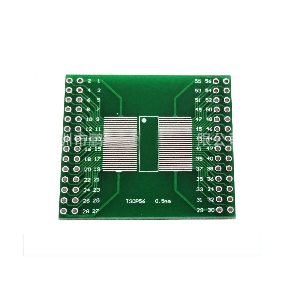 

TSOP56 TSOP48 To DIP56 Transfer Board DIP Pin Board Adapter AM29 Series IC Test Plate PCB 0.5mm 0.65mm 2.54MM Pitch