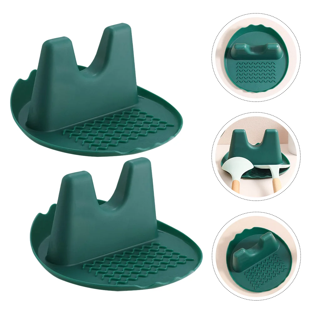 

Lid Rack Soup Ladle Bracket Kitchen Cutlery Organizer Spatula Spoon Storage Organizing Pot Shelf