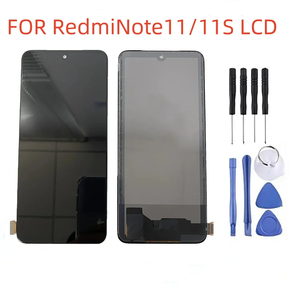ЖК-дисплей с сенсорным экраном и дигитайзером в сборе для Xiaomi Redmi Note 11 4G