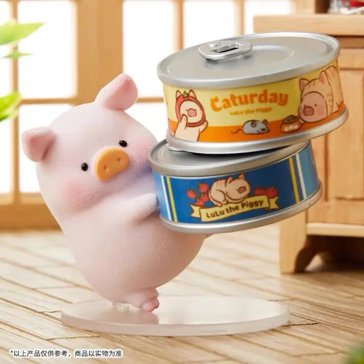 Оригинальная серия плюшевых игрушек TOYZEROPLUS LuLu The Piggy Caturday Blind Box, флокированная плюшевая игрушка, украшение для стола, очаровательный подарок на день рождения, в наличии (art.: 3920db2e6a484) - 3920db2e6a484