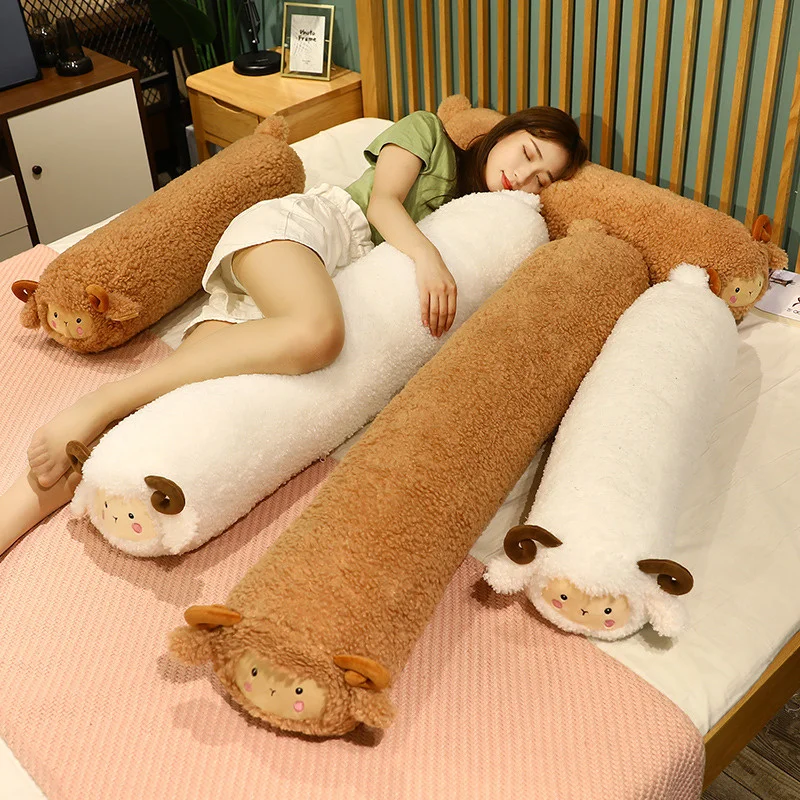 

Alpaca Toy Pillow Hugs Lamb Doll Double Bed Cushions For Decorative Sofa Cushions Home Decor Comfort Rectangular Cushion Pouf