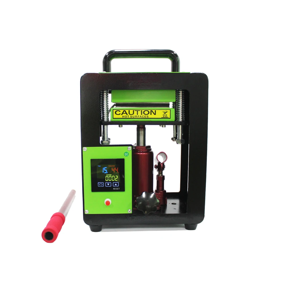 

Гидравлический термопресс AP1905, 5 тонн, с двойными нагревательными пластинами 2,4x4,7 дюйма, портативный инструмент для извлечения масла