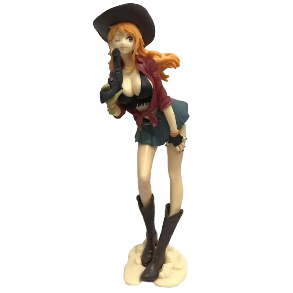 Экшн-фигурка One Piece TREASURE круиз 1 нами, Привлекательная модель, статуя ковбоя, 19 см, ПВХ Аниме фигурки, игрушки для мальчиков, детские подарки