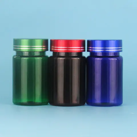10/25/50 шт., 60 мл, 100 мл, 150 мл, 250 мл, пустые пластиковые капсулы, упаковочная бутылка, коричневые многоразовые бутылки для хранения, упаковочные контейнеры