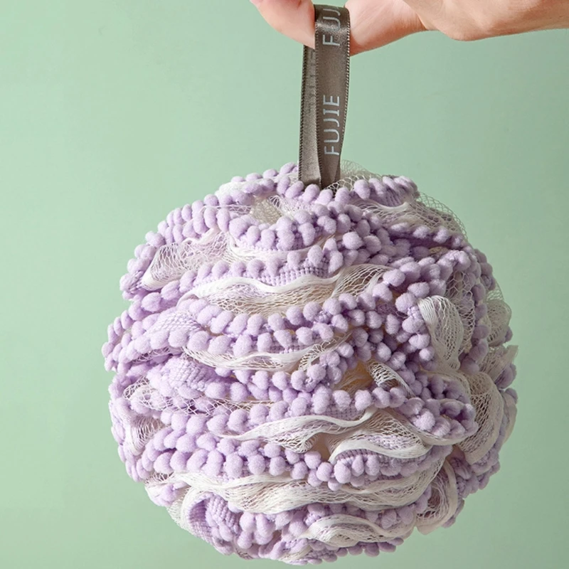 Губка для душа люфа 80 г отшелушивающая губка скребок тела пуфы ванны женщин