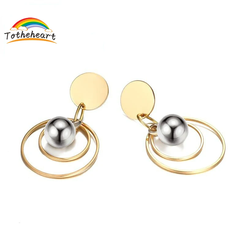 

New products listed titanium steel ring star trend earrings earrings Korean version exquisite earrings earrings mixed batch