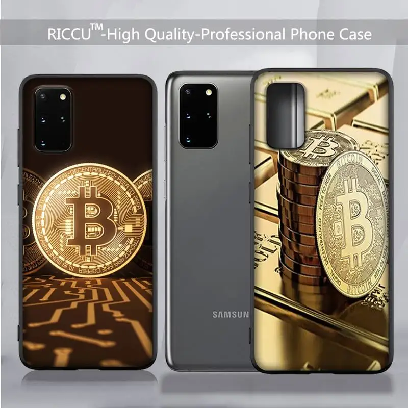 

I Love Accept Bitcoin BTC Phone Case For Samsung S20 21 30 plus Ultra edge S8 S9 plus S10-5G lite 2020 S10E Phone case