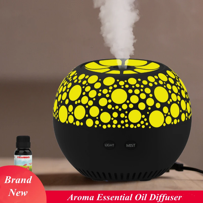 

Diffuser Office Essential Fogger Aroma Mist Air 7 Humidifier Home Maker Lights Ultrasonic Aromatherapy LED Sprayer 300ML Oil