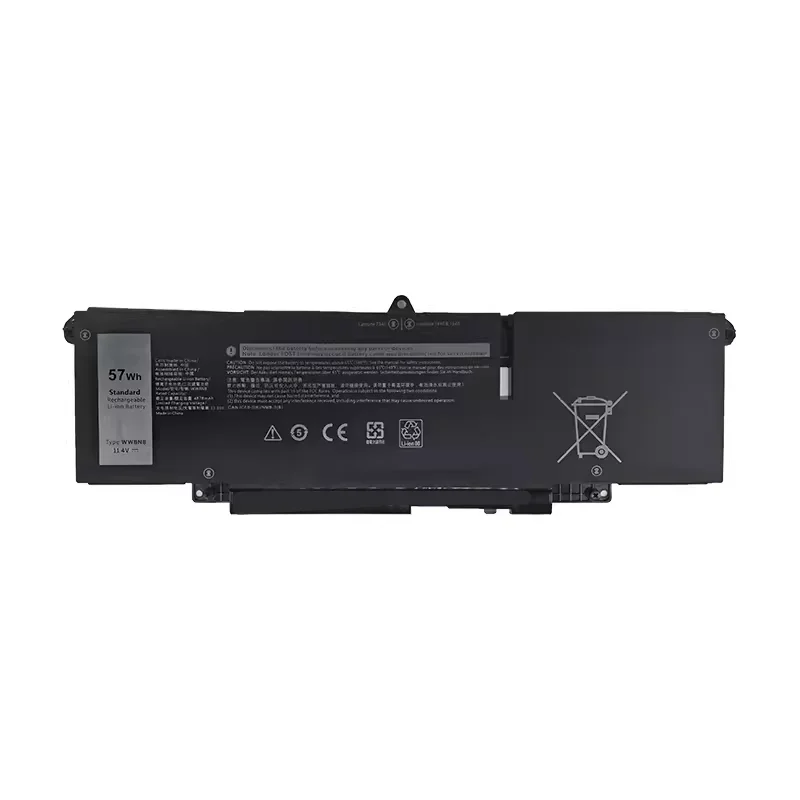Новый аккумулятор для ноутбука WW8N8 DELL 047T0 3ICP6/65/78 4870 мАч 11 4 в 57Wh