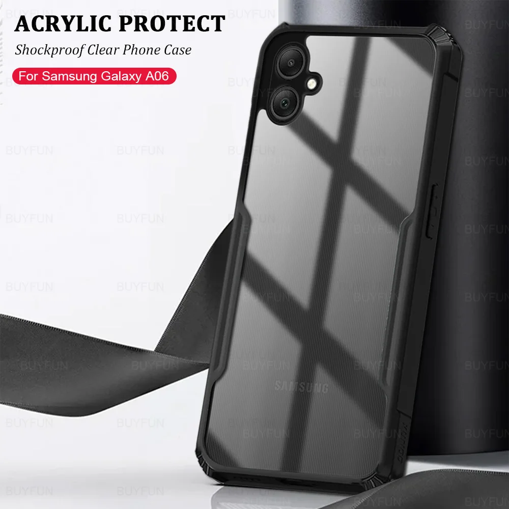 Акриловый защитный чехол для Samsung Galaxy A06 2024 дюйма Sumsung A 06 06A телефона SamsungA06