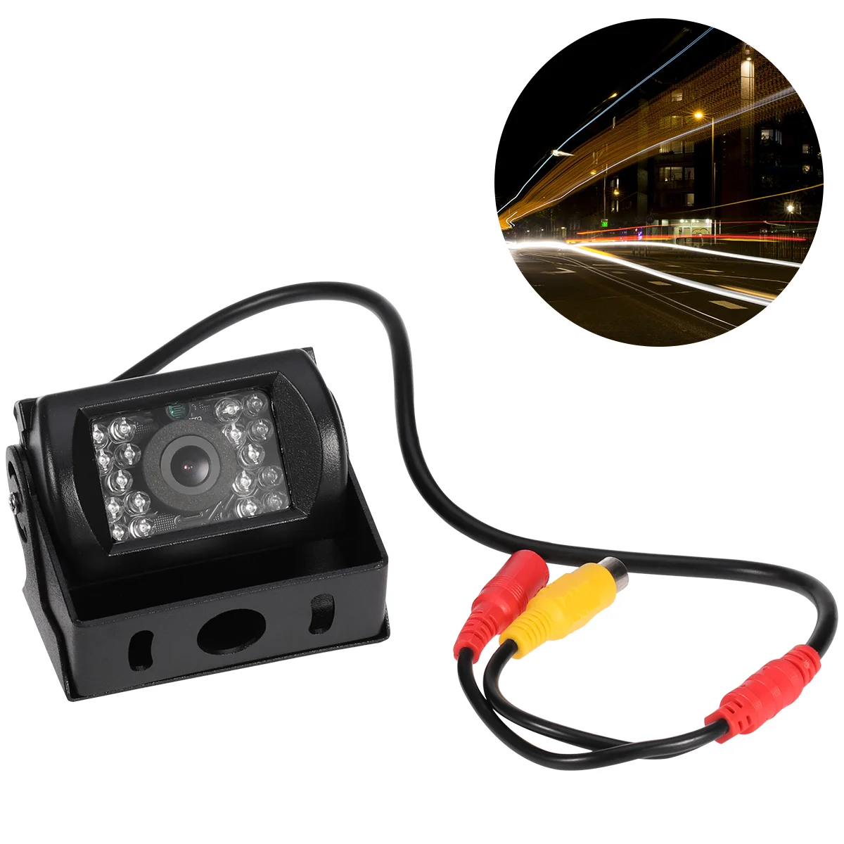 

DC 12-24V Rear Camera for Car Truck Bus Caravan (Black)