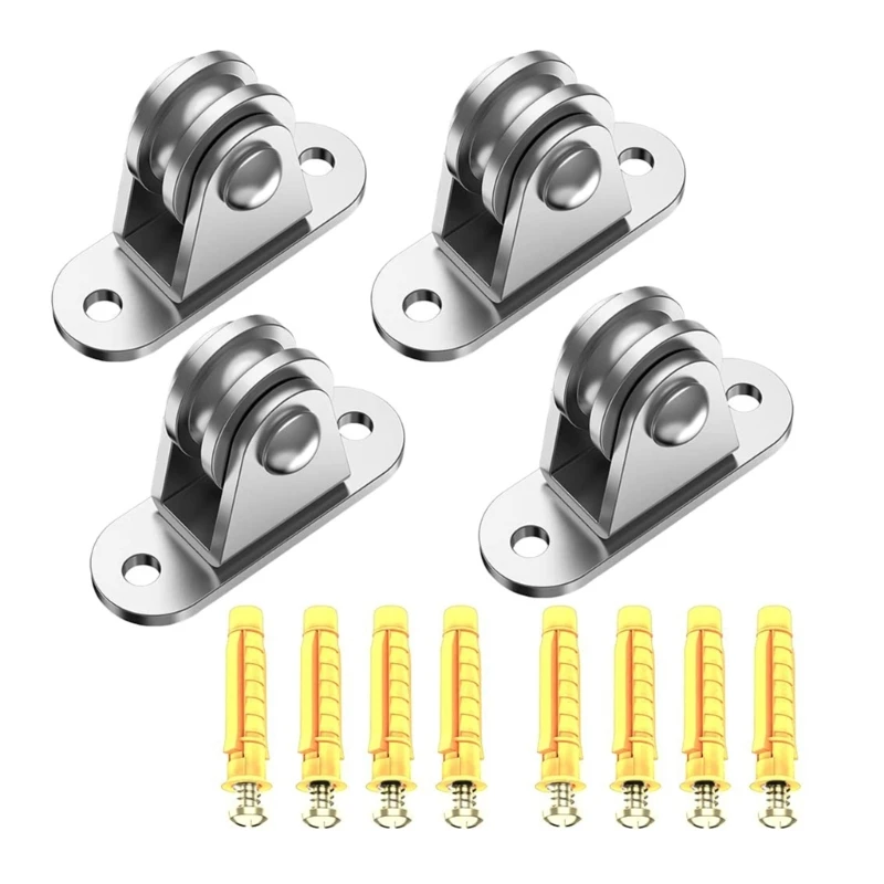 

Small Pulley Block Silents Pulley Block Detachable Bearing for Cord Material Handling Moving DIY Kits for Handling