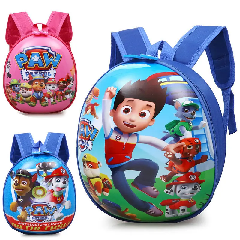 Spin Master Children's Schoolbag High Capacity PAW Patrol Kids Backpack Cartoon Cute Three-dimensional Authentic Kawaii Backpack