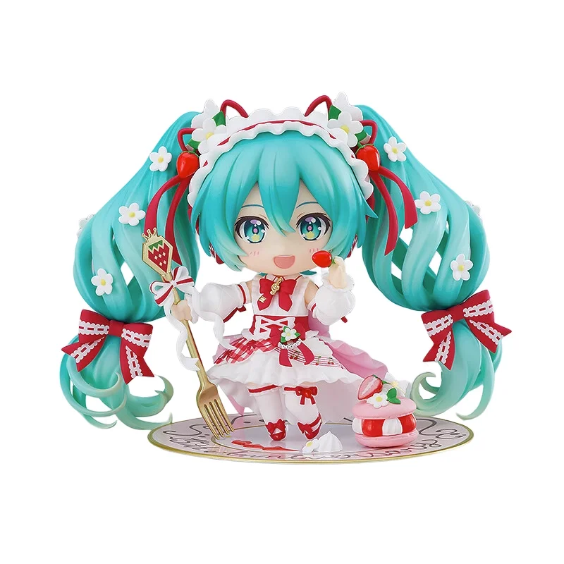 

Original GSC Good Smile NENDOROID 1939 Hatsune Miku VOCALOID 15th Anniversary Ver. PVC Action Anime Figure Model Toys Doll Gift