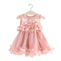 new summer princess dress korean girl kids dress mesh lace birthday party dresses fashion sweet toddler girl clothes