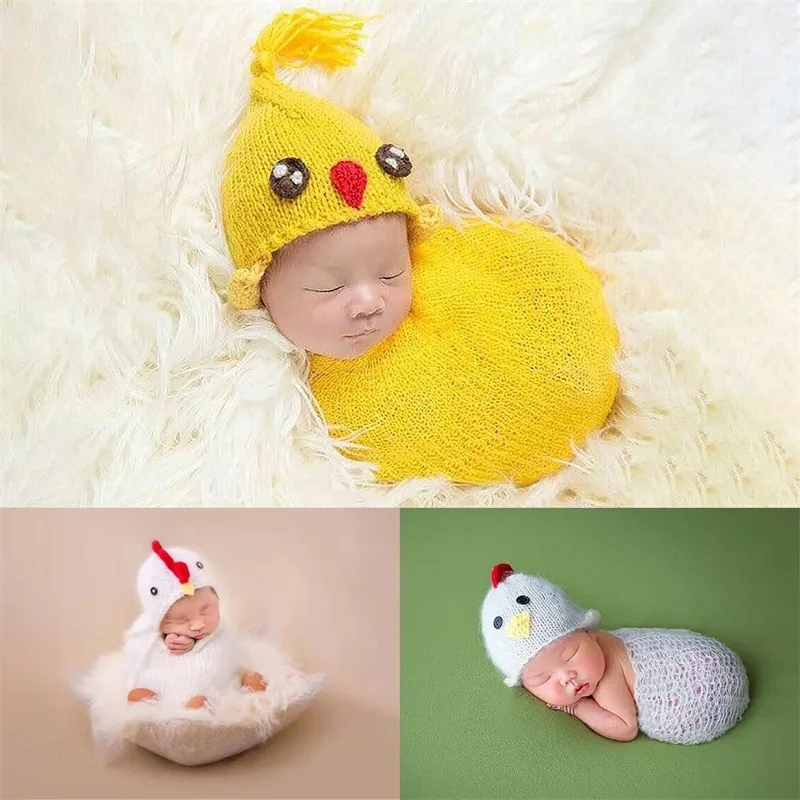 Реквизит для фотосъемки новорожденных Детский костюм курица одежда Фото Одежда