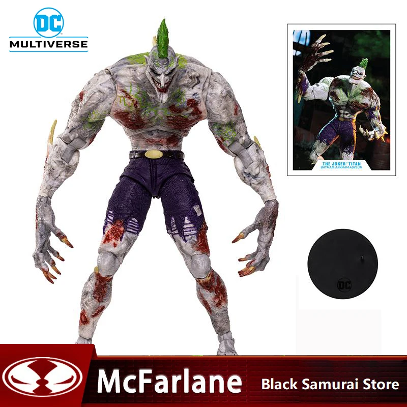 

Mcfarlane DC Comics The Joker Titan BatmanArkham Asylum Anime Action Figure 10inch Collectible figurines Model Toys