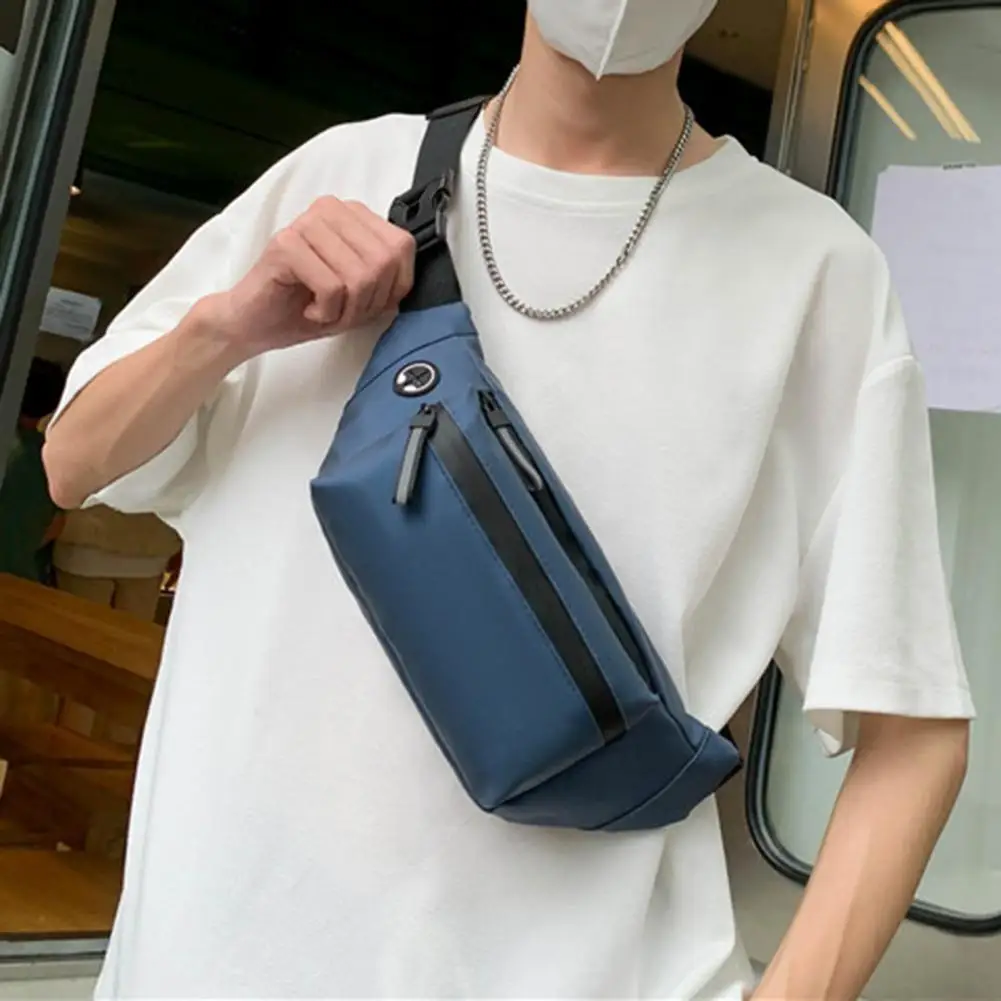 

Man Waist Bag Fanny Pack Adjustable Shoulder Straps Phone Money Storage Outdoor Sports Fanny Pack Running Belt Bag