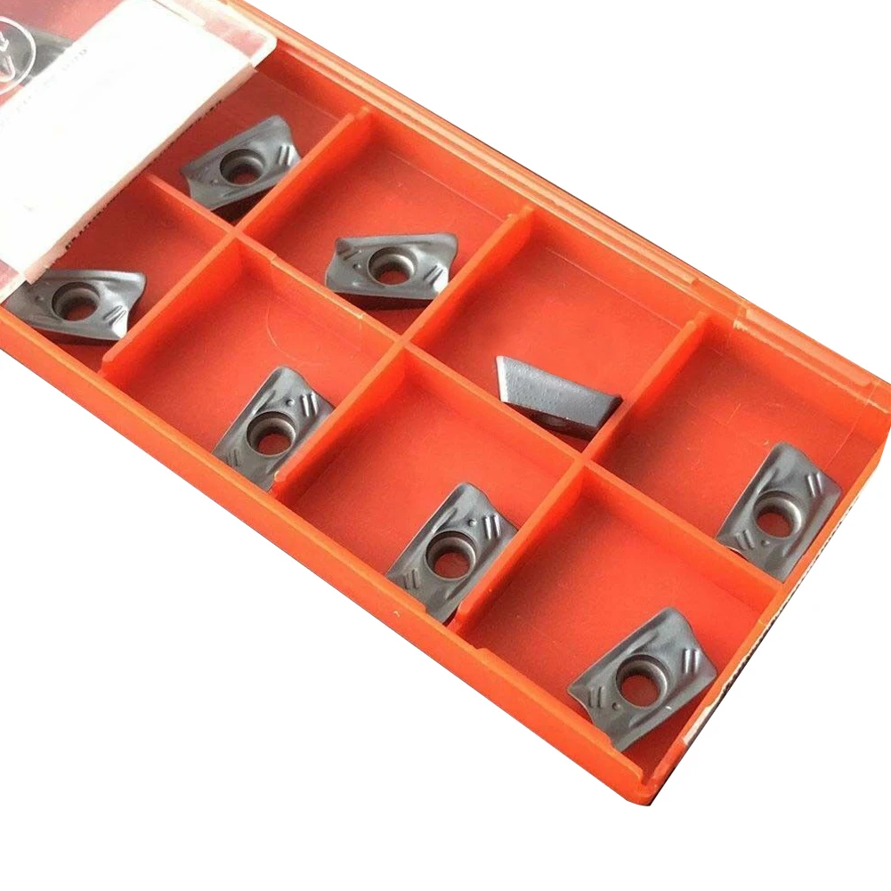 

10Pcs Carbide Inserts High Grip Strength Impact Resistance Metalworking.Manufacturing R390-11T308M-PM Tight Tolerances
