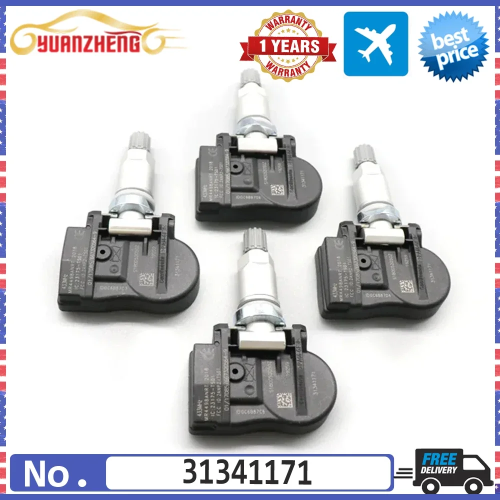 Новая система контроля давления в шинах TPMS 31341171 для Volvo S60 V60 XC60 S70 S80 V40 V70 XC70 2014-2020 433