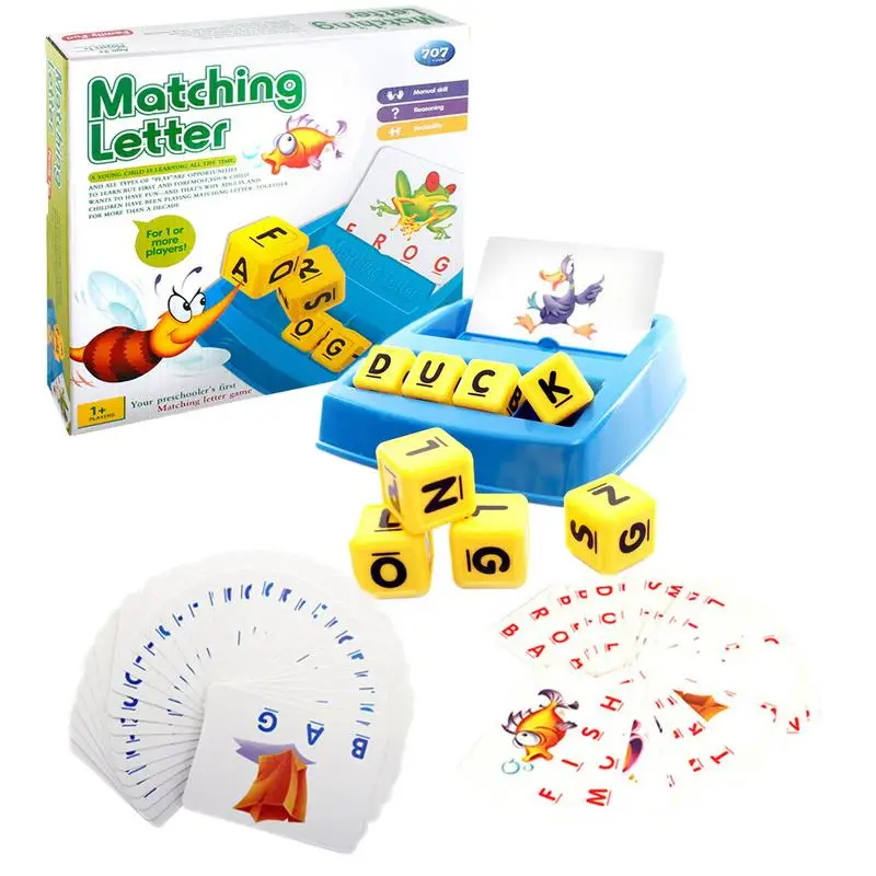 

See And Spell Matching Letter Toy Matching Letter Game Words For Kids Preschool Educational Tool Set For 3 Years Old Girls And