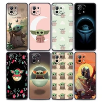 cute lovely b baby y yoda phone case for xiaomi mi 12 12x 11i 11 11x 11t pro poco x3 nfc m3 pro f3 gt m4 soft silicone