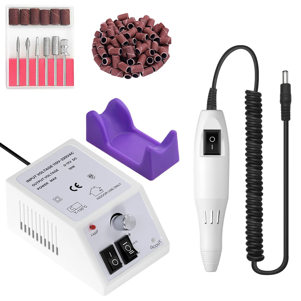 Yikoolin Профессиональный Набор Электрических Маникюрных Сверл Электронная Пилочка