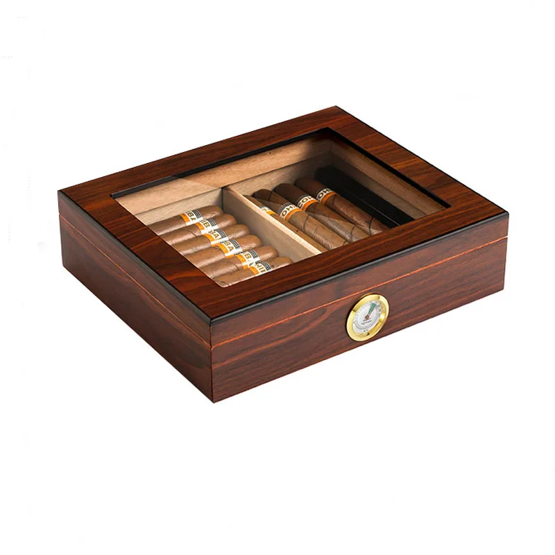 

New Cigar Box Cedar Hydrating Wood Storage Cigar Case