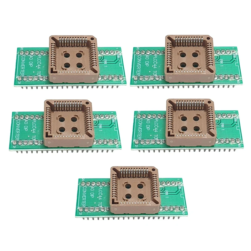 

5 шт. тестовый адаптер-переходник PLCC44 на DIP40