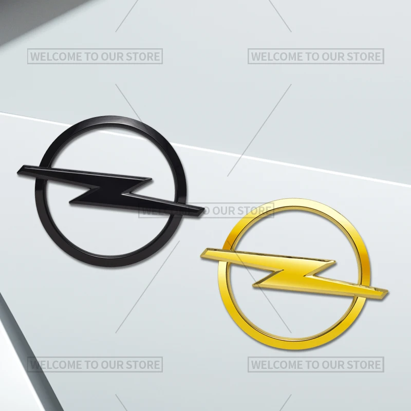 Фото 3D Стайлинг автомобиля для OPEL Zafira Astra Mokka Movano Vectra Insignia, эмблема, значок, металлические наклейки, наклейки на задний багажник, автоаксессуары №2
